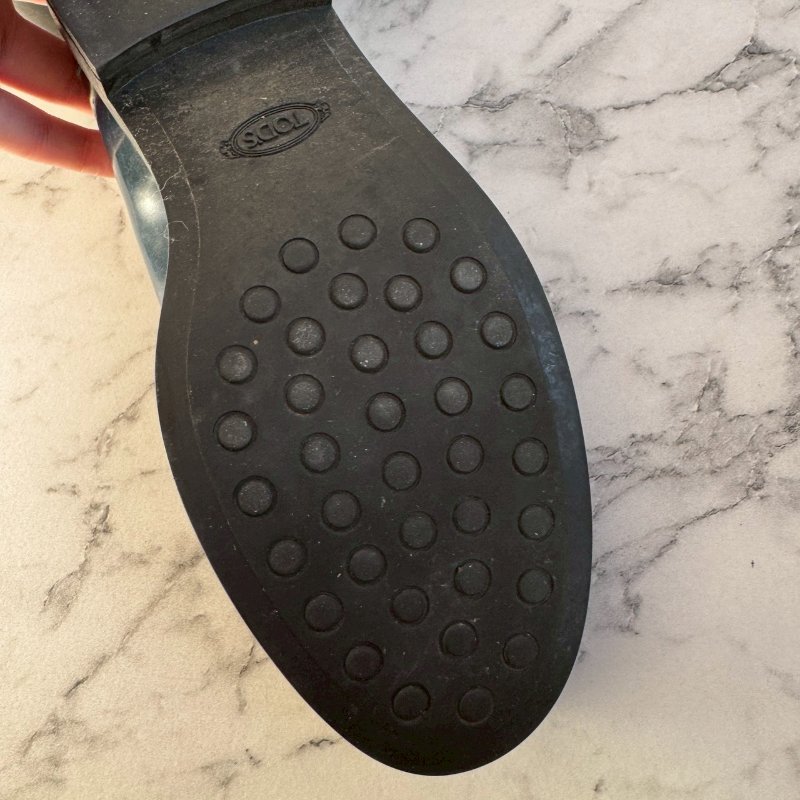 TODS 藏藍低跟流蘇 樂福鞋 牛津鞋-17