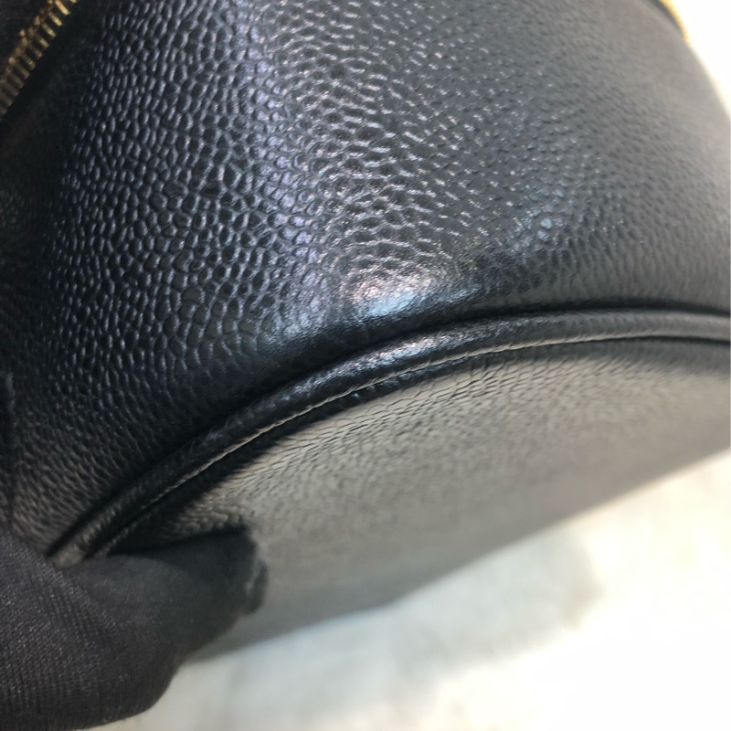 Chanel 黑色中古化妝盒子 XC146-9