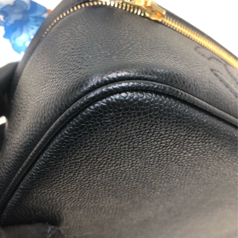 Chanel 黑色中古化妝盒子 XC146-10