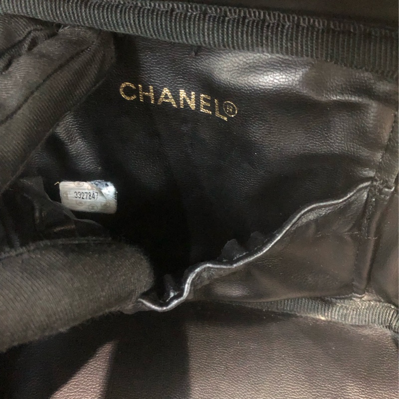 Chanel 黑色中古化妝盒子 XC146-12