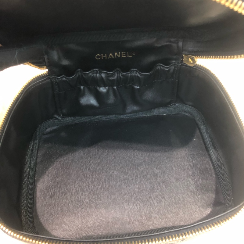 Chanel 黑色中古化妝盒子 XC146-13