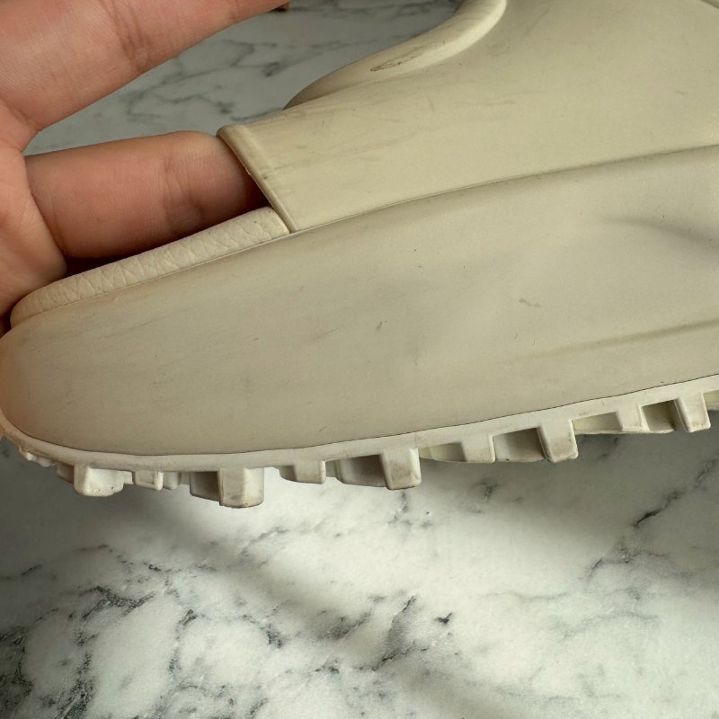 全網最低✨Gucci 米黃色厚底雙G休閒拖鞋-6