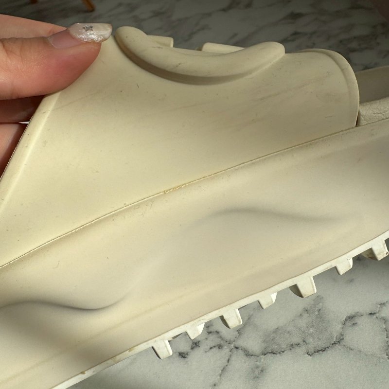 全網最低✨Gucci 米黃色厚底雙G休閒拖鞋-13