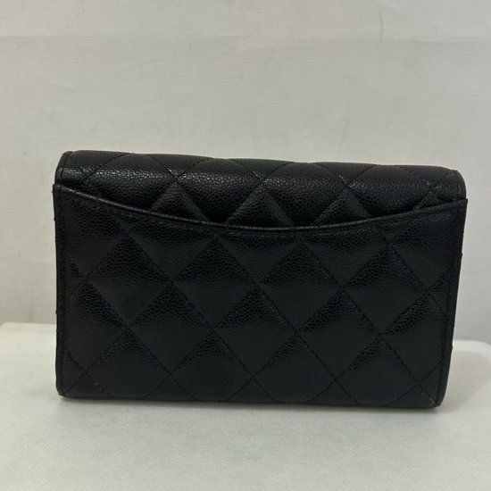 CHANEL黑金COCO三折中夾-1