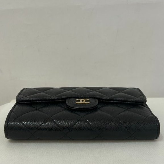 CHANEL黑金COCO三折中夾-3