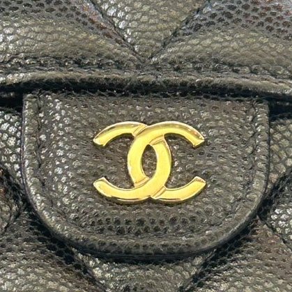 CHANEL黑金COCO三折中夾-9