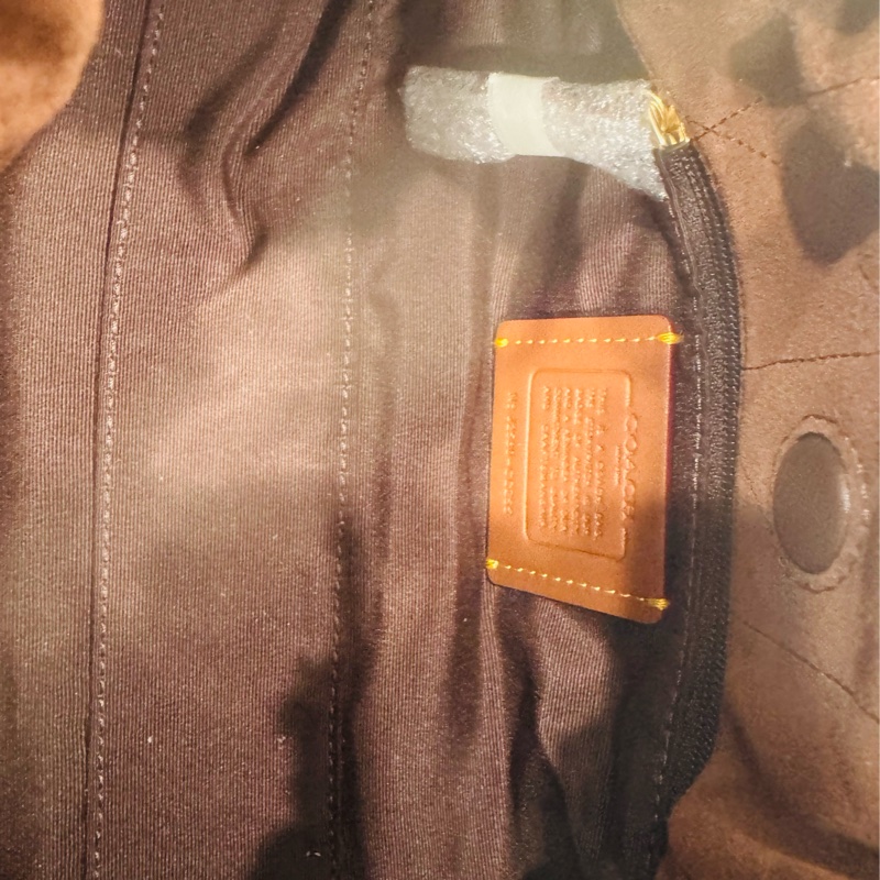 全新COACH FAYE拉繩包 斜背包-5