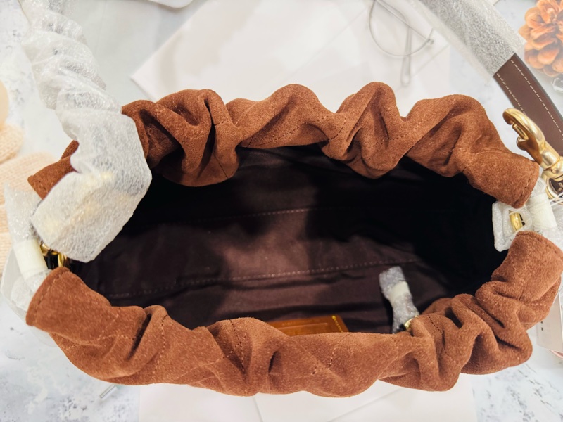 全新COACH FAYE拉繩包 斜背包-6