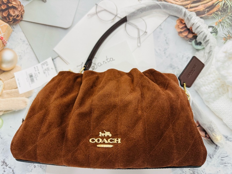 全新COACH FAYE拉繩包 斜背包-14