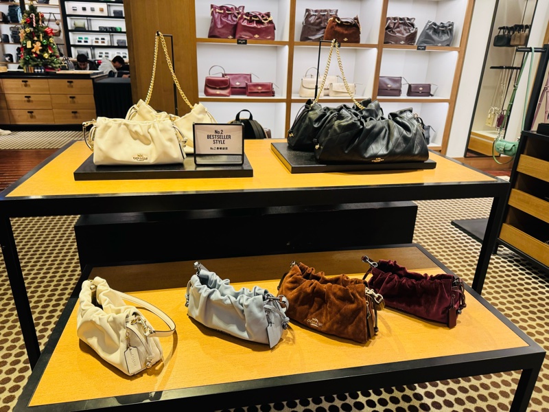 全新COACH FAYE拉繩包 斜背包-16