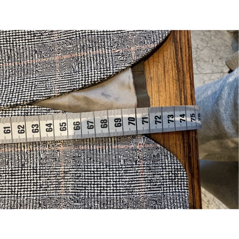 Alexander McQueen 軍绿色+灰格紋外套-8