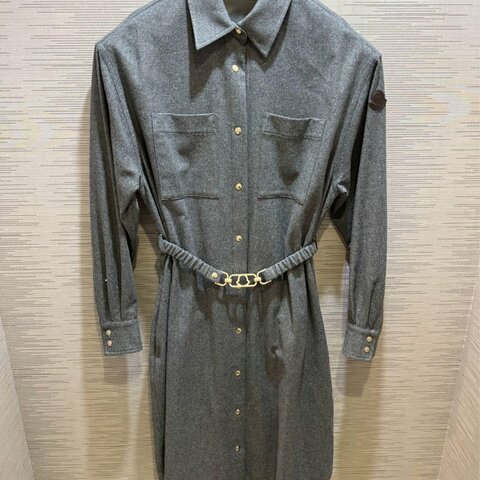 💎Han's house精品服飾💎moncler 羊毛 襯衫 連身裙 洋裝