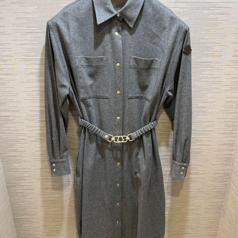 💎Han's house精品服飾💎moncler 羊毛 襯衫 連身裙 洋裝-0