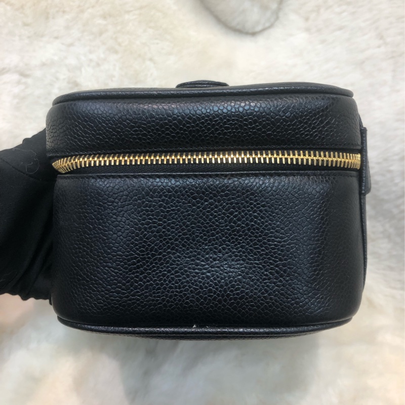 Chanel 黑色中古化妝盒 XB343-2
