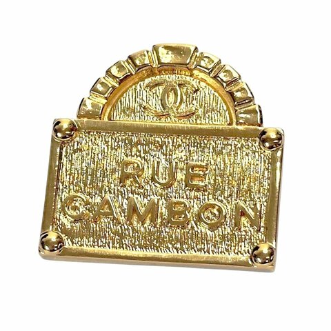 CHANEL CC Rue Cambon 胸針