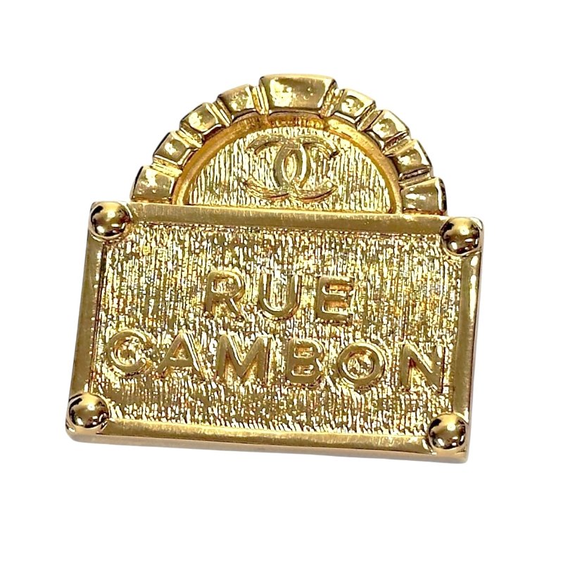 CHANEL CC Rue Cambon 胸針-0