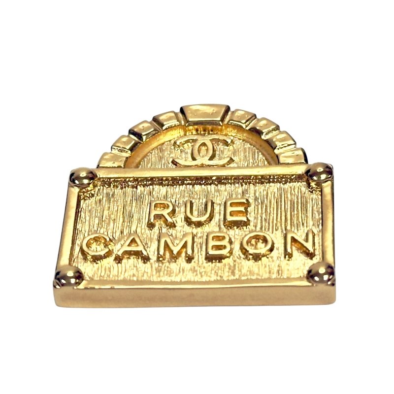 CHANEL CC Rue Cambon 胸針-3