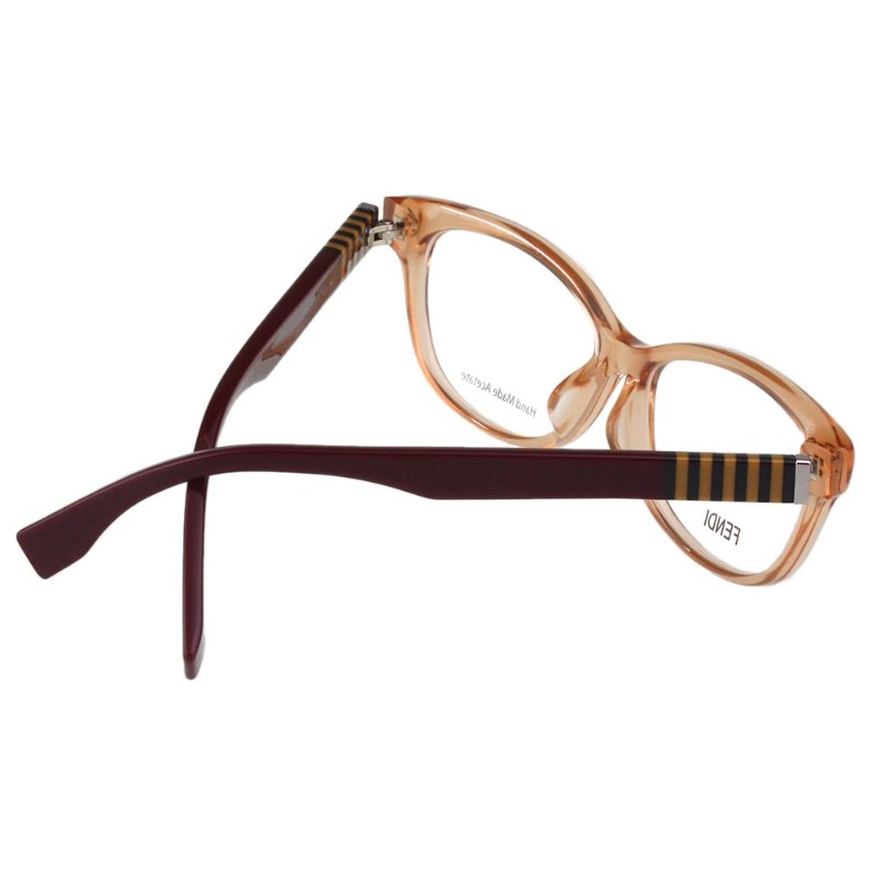 FENDI 光學眼鏡(透明咖啡色)-3
