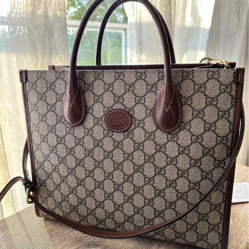 Gucci Retro 老花款托特包 (近新)-1