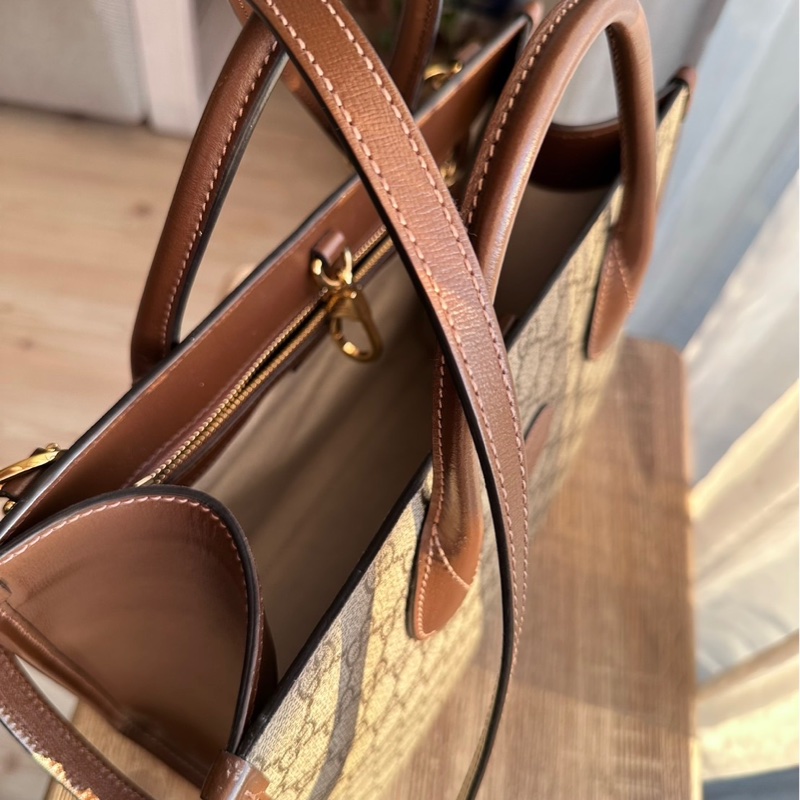 Gucci Retro 老花款托特包 (近新)-5
