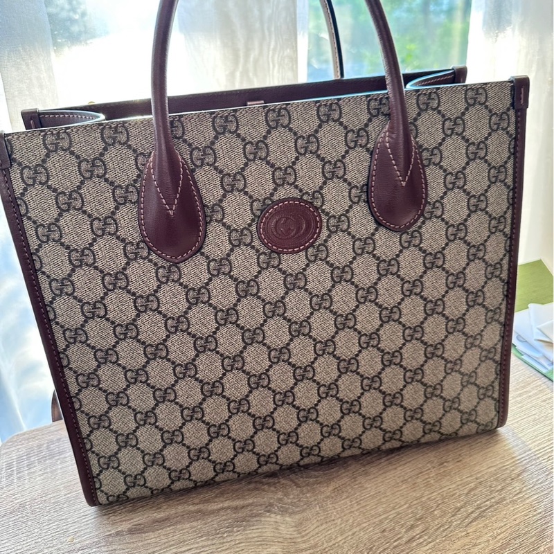 Gucci Retro 老花款托特包 (近新)-7
