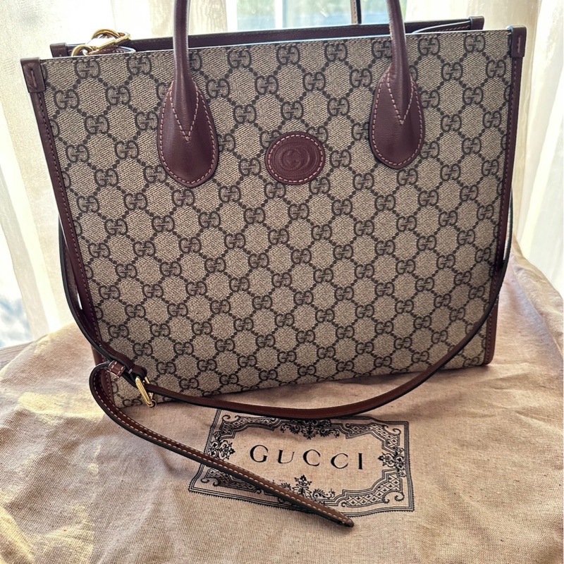 Gucci Retro 老花款托特包 (近新)-8