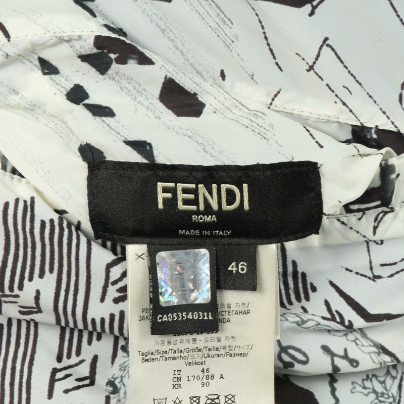 FENDI 羽絨外套 #46 尼龍 白色 多色 二手 女款-2
