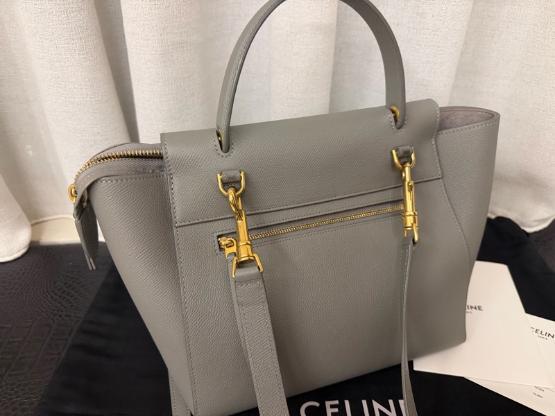 Celine 鯰魚包 Micro Belt Bag 灰-2
