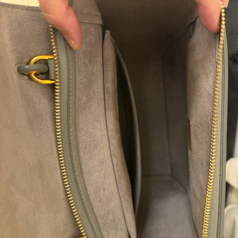 Celine 鯰魚包 Micro Belt Bag 灰-6