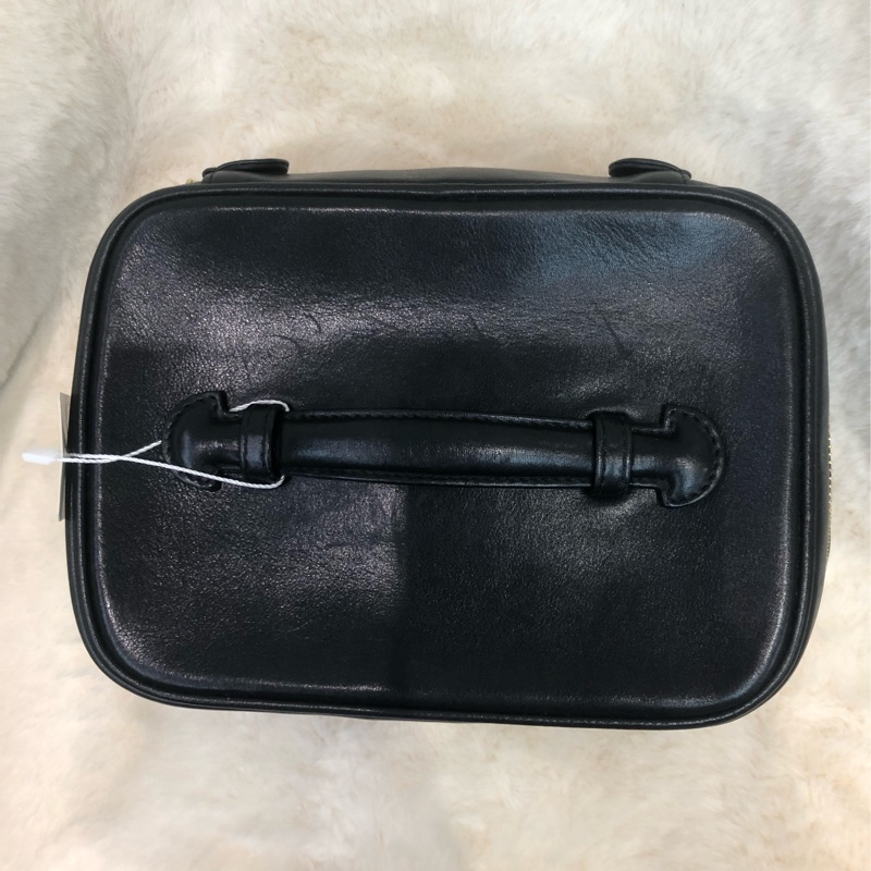 Chanel 黑色中古凌格化妝袋 XB502-5