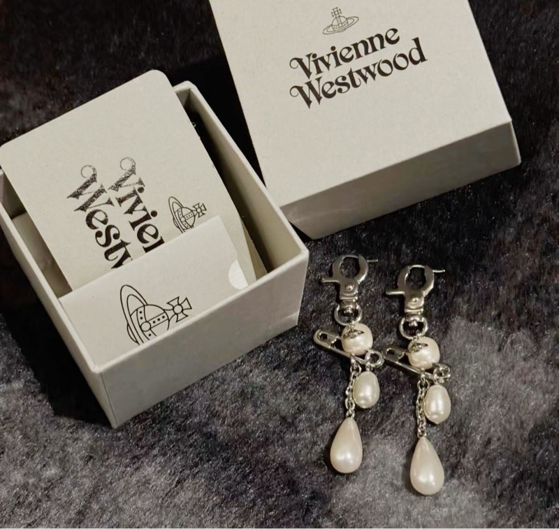 Vivienne Westwood 西太后 土星 🪐 耳環-3