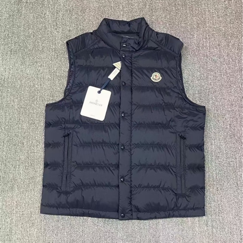 Moncler Barthe 男款 海軍藍 羽絨馬甲#2 3 4-1