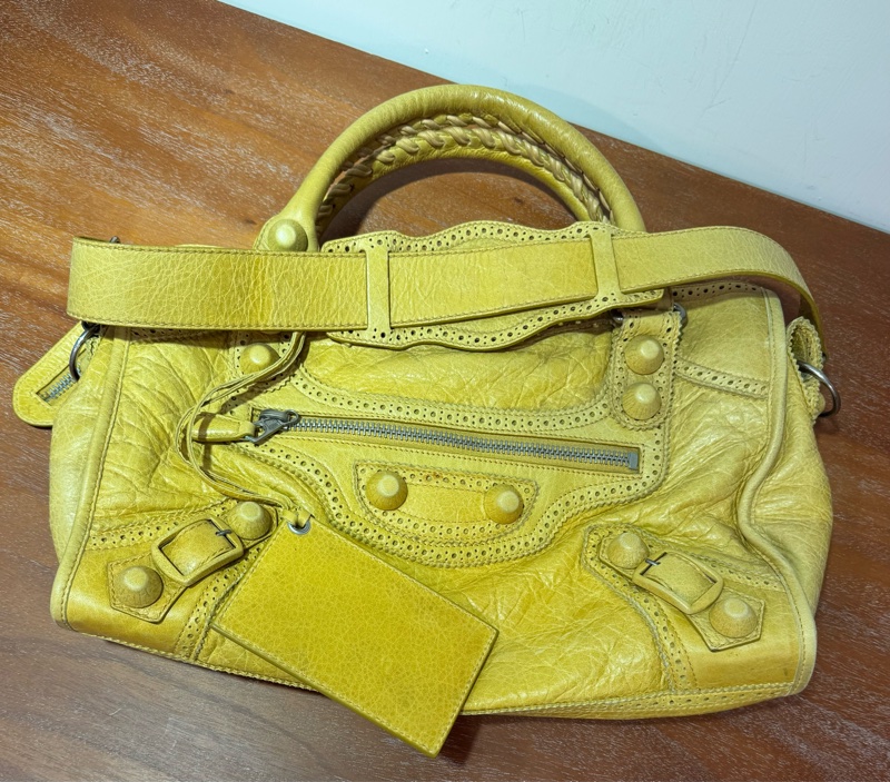 Balenciaga City Yellow colour-17