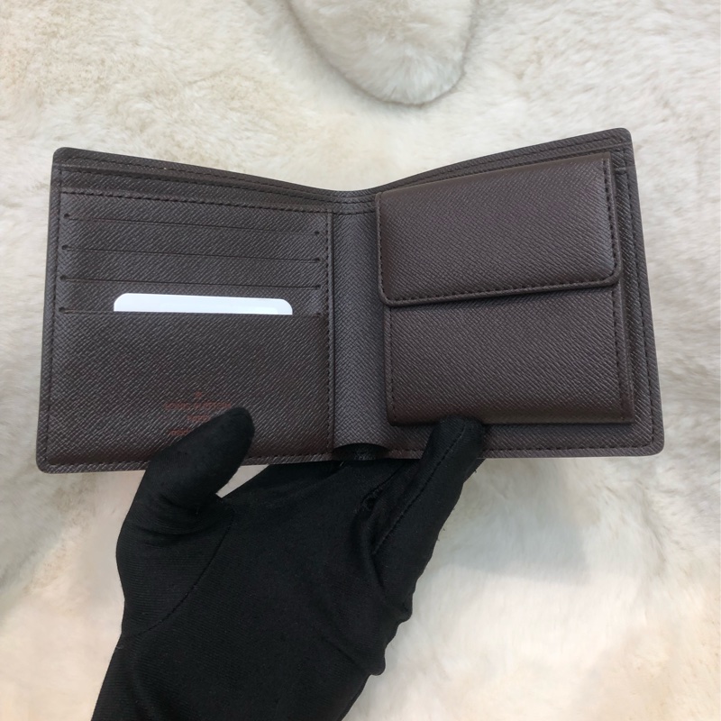 LV 棋盤格散子位短銀包 短夾 XC069-3