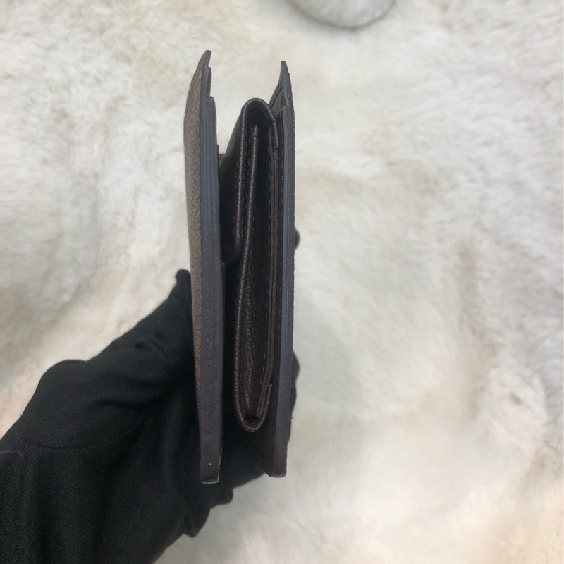 LV 棋盤格散子位短銀包 短夾 XC069-6