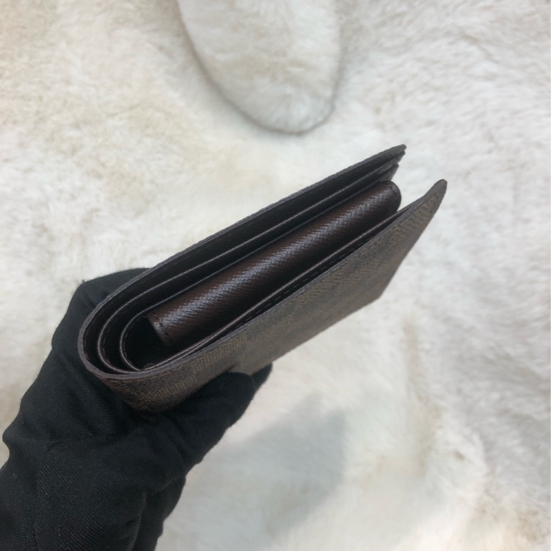 LV 棋盤格散子位短銀包 短夾 XC069-7