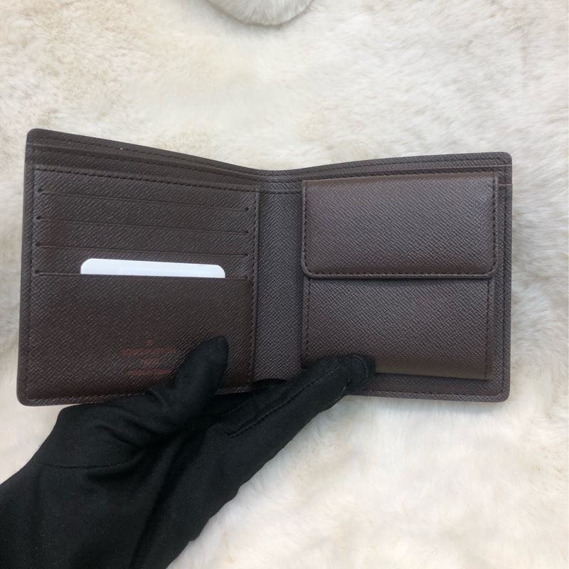 LV 棋盤格散子位短銀包 短夾 XC069-8