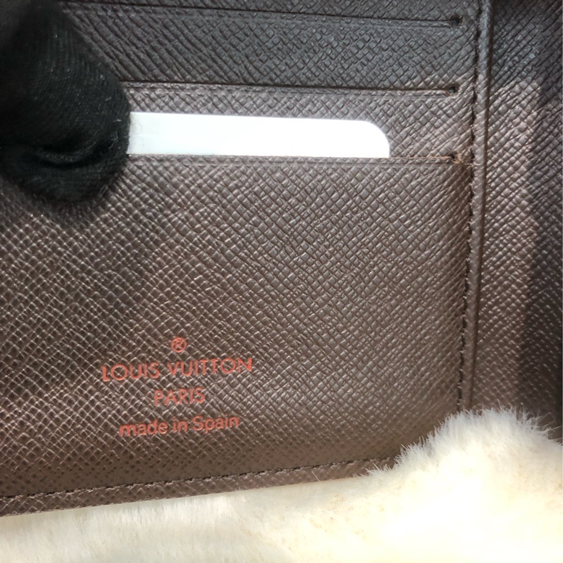 LV 棋盤格散子位短銀包 短夾 XC069-9