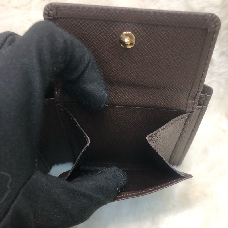 LV 棋盤格散子位短銀包 短夾 XC069-13