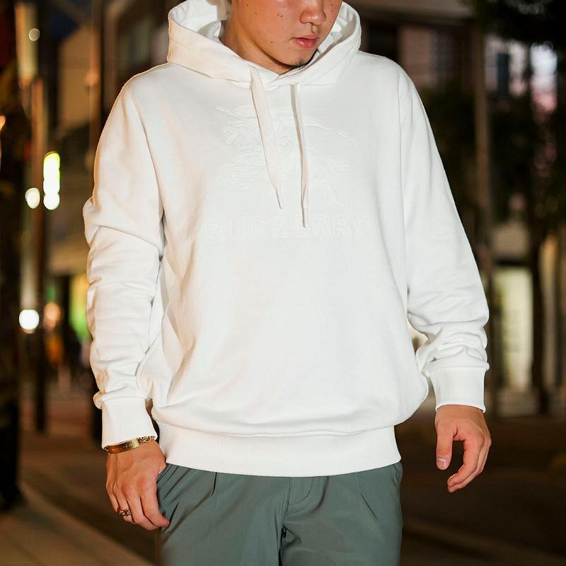 💎Han's house精品服飾💎Burberry 刺繡 戰馬 連帽衛衣 帽T 原價30200-4