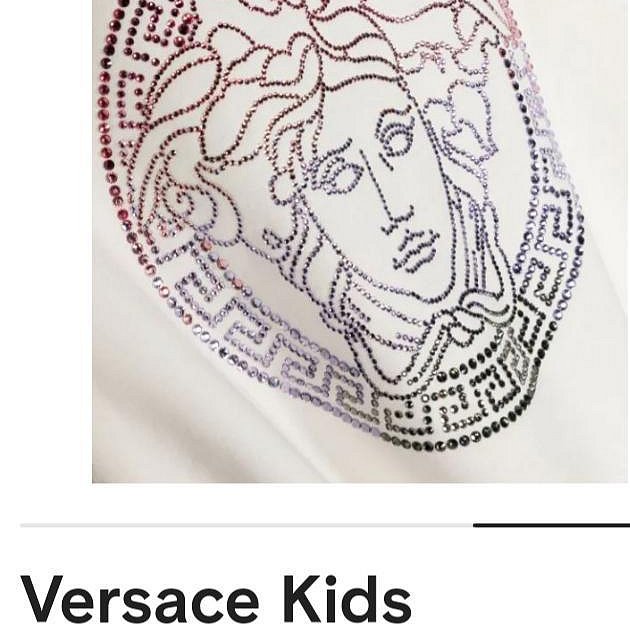 💎Han's house精品服飾💎VERSACE 凡賽斯 女神頭 水鑽 大學T 衛衣 長袖-2