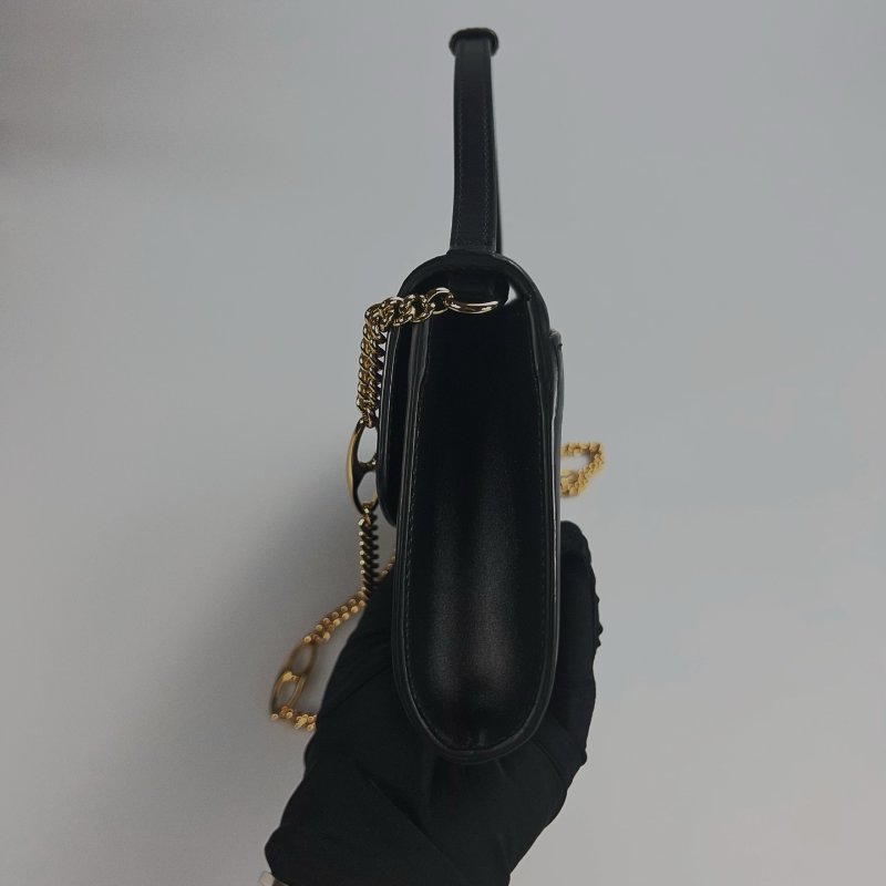 GUCCI 572375 黑ZUMI金鍊包-2