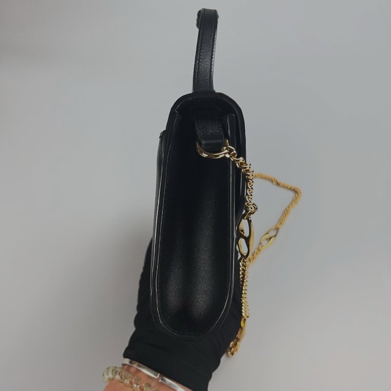 GUCCI 572375 黑ZUMI金鍊包-3