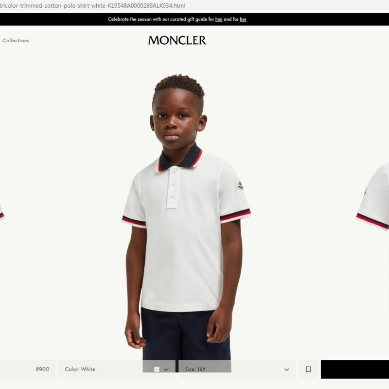 💎Han's house精品服飾💎moncler 短袖 短袖 POLO衫 現貨 青年款=男成人 XS S 原價8900-4