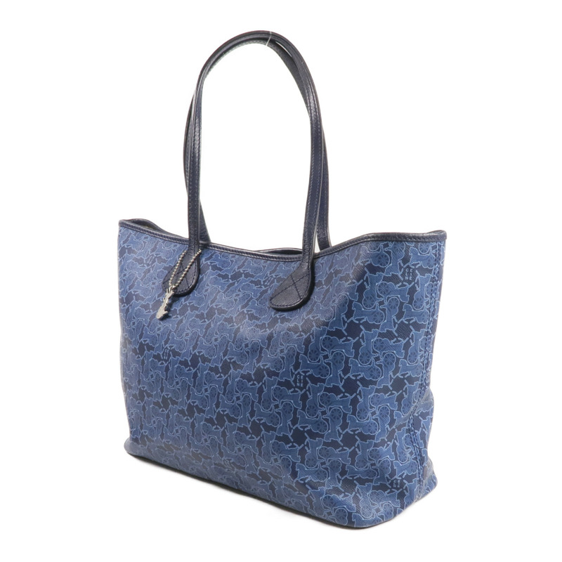 CELINE 塗層帆布Tote Bag銀扣手挽袋-1