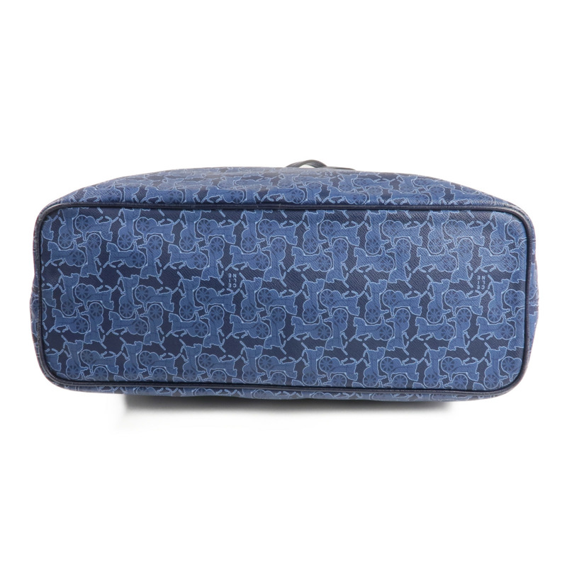 CELINE 塗層帆布Tote Bag銀扣手挽袋-3