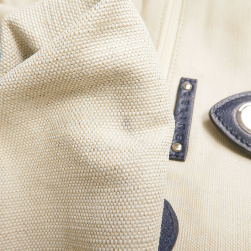 CELINE 塗層帆布Tote Bag銀扣手挽袋-18