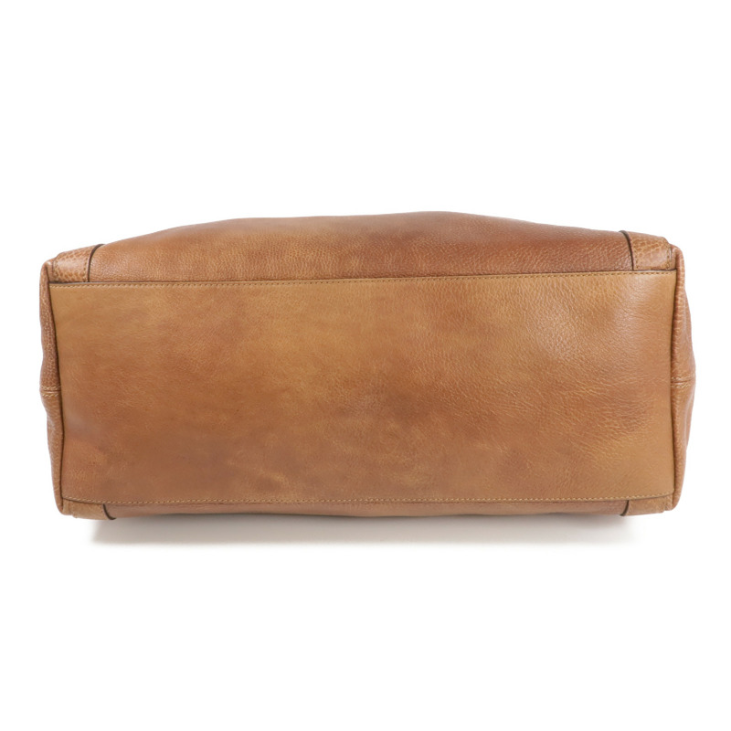 GUCCI 牛皮皮革2way Shoulder Bag銀扣手挽肩背兩用袋-3