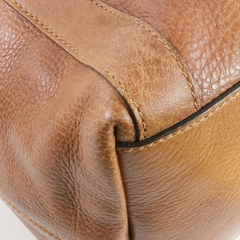 GUCCI 牛皮皮革2way Shoulder Bag銀扣手挽肩背兩用袋-16