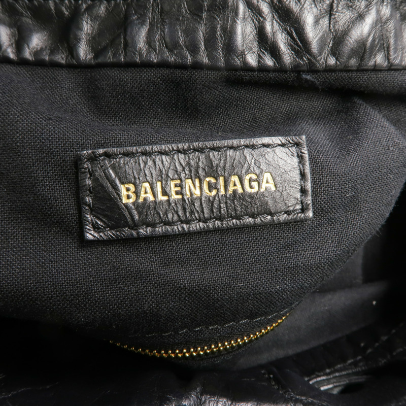 BALENCIAGA 牛皮皮革Crush Bag金扣鏈帶肩背袋-5